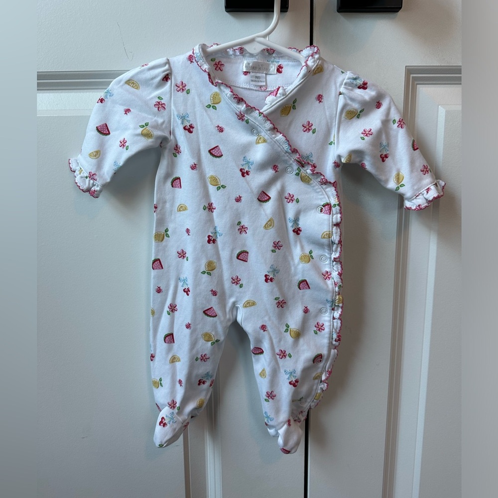 Kissy Kissy Tropical Dreams Ruffle Footie (Size Newborn)